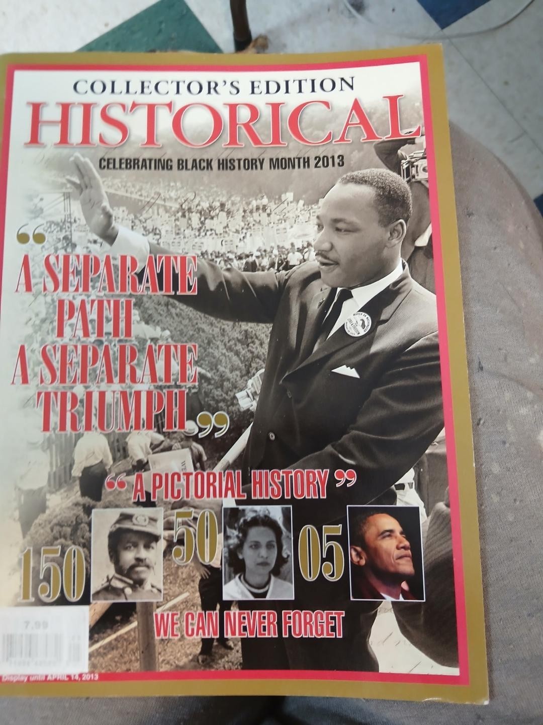 Collection Edition Historical Celebrating Black History Month 2013