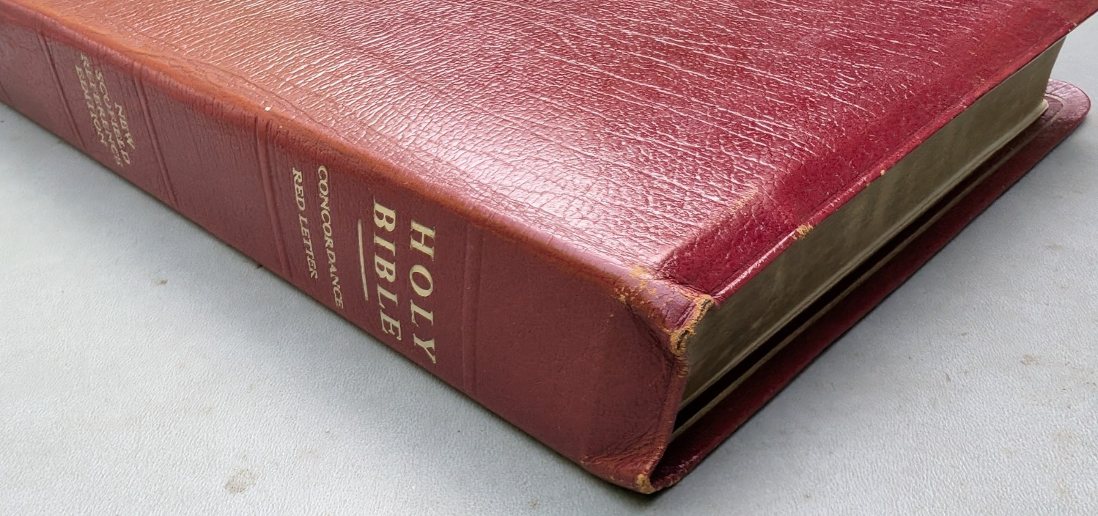 NEW SCOFIELD REFERENCE EDITION Red Cowhide Leather Bible KJV 1969 Oxford