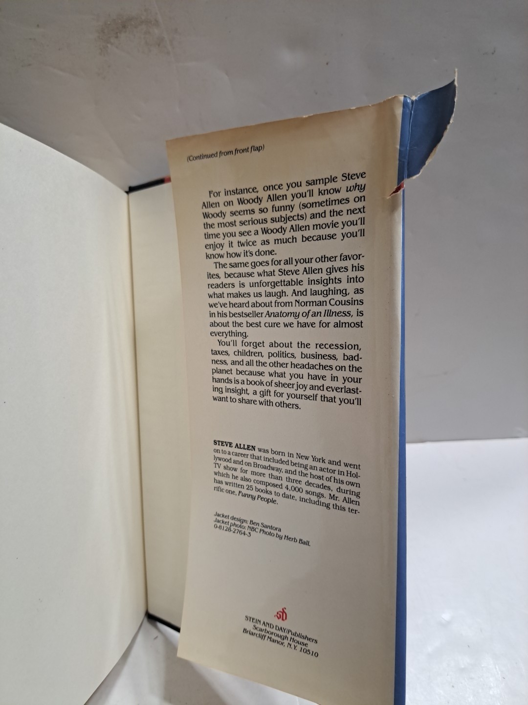 FUNNY PEOPLE by Steve Allen – Book -Signed-