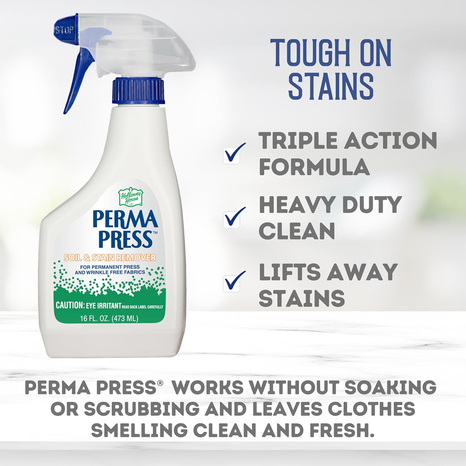 Perma Press Soil & Stain Remover 16Oz | Formulated for Heavy-Duty Cleaning Actio