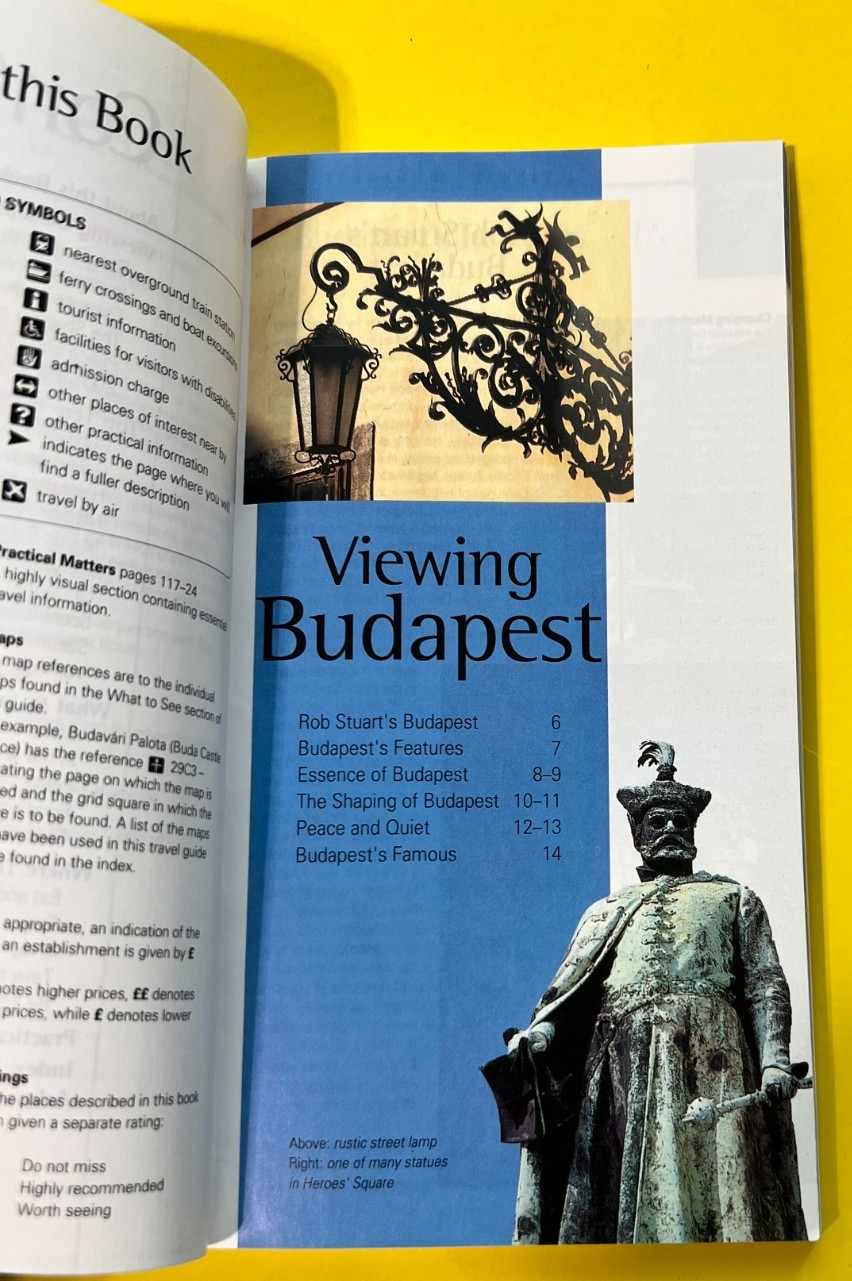 Essential BUDAPEST AAA Essential By Rob Stuart Passport Books ~ 126 pages ~ 1999