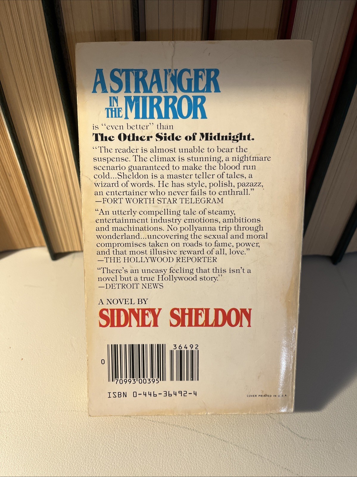Stranger in the Mirror by Sidney Sheldon 1976