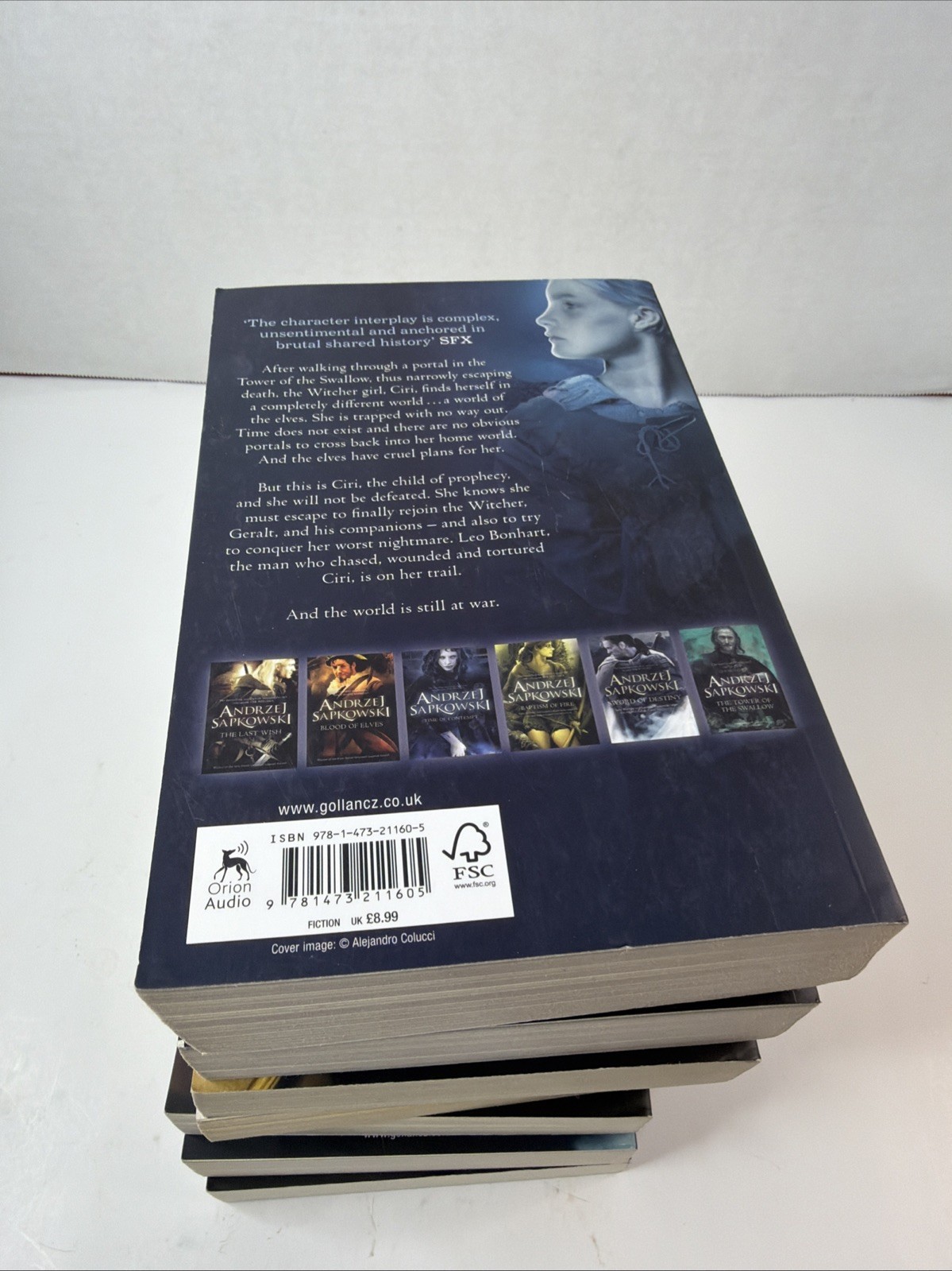 Lot of 7 The Witcher Saga Books 1-7 by Andrzej Sapkowski Paperback Gollancz