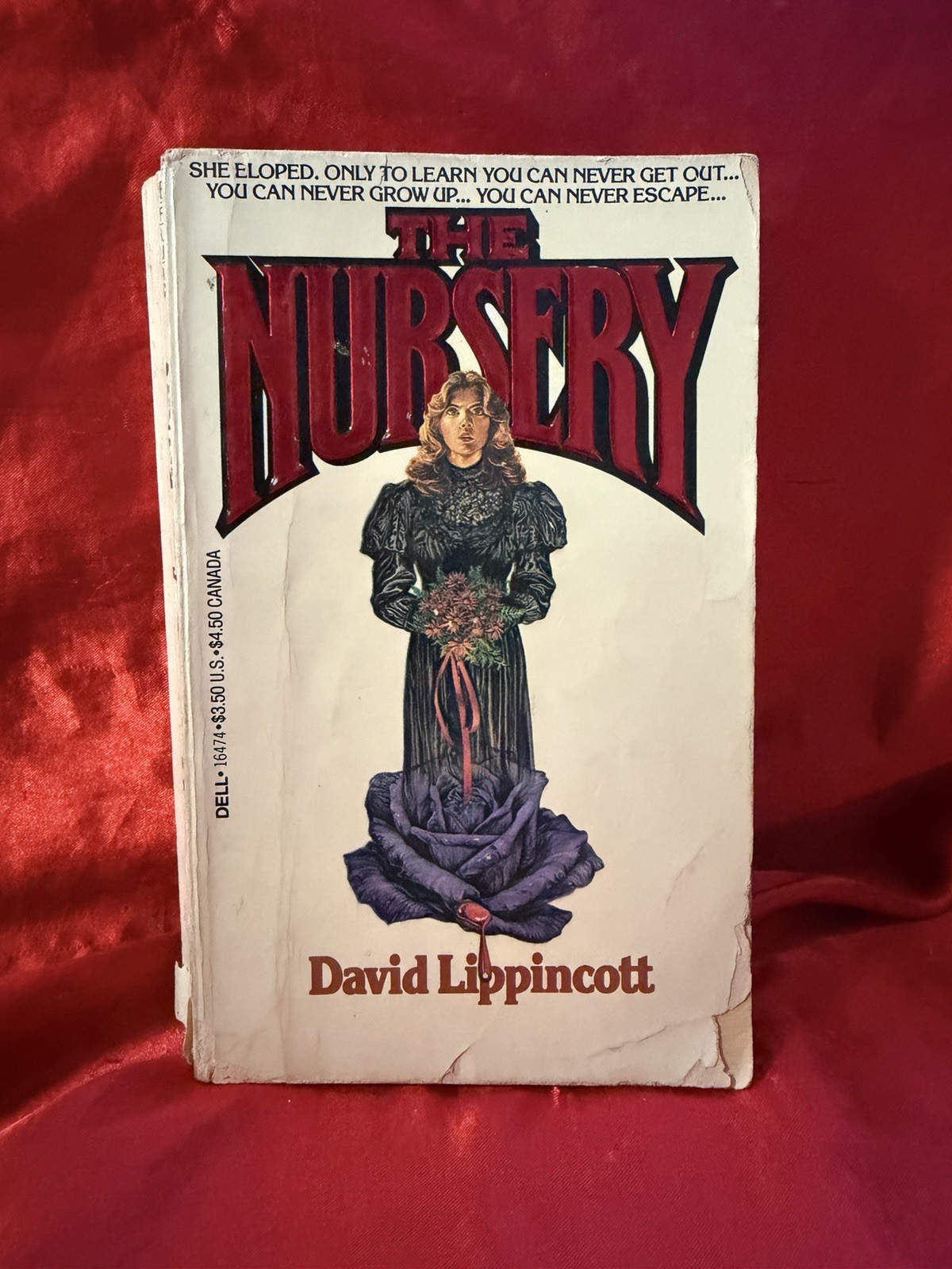 LOT of 2 VINTAGE HORROR PAPERBACKS FROM HELL! ‘Nursery’DavidLippincott ‘Deadtime