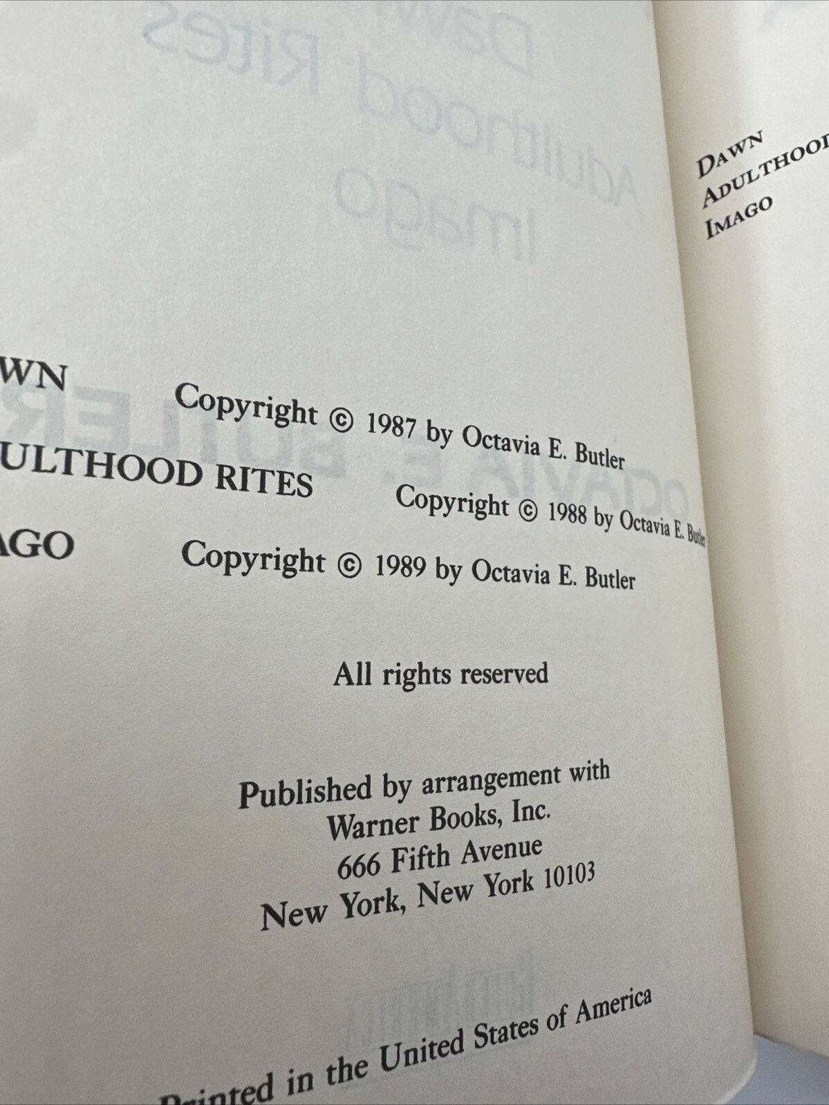Xenogenesis Octavia E Butler Hardcover 1989 Book Club Guild America