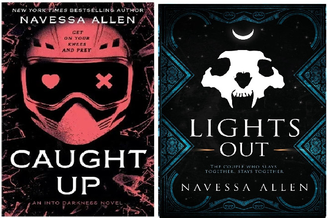Caught Up & Lights Out by Navessa Allen 2 book set Paperback