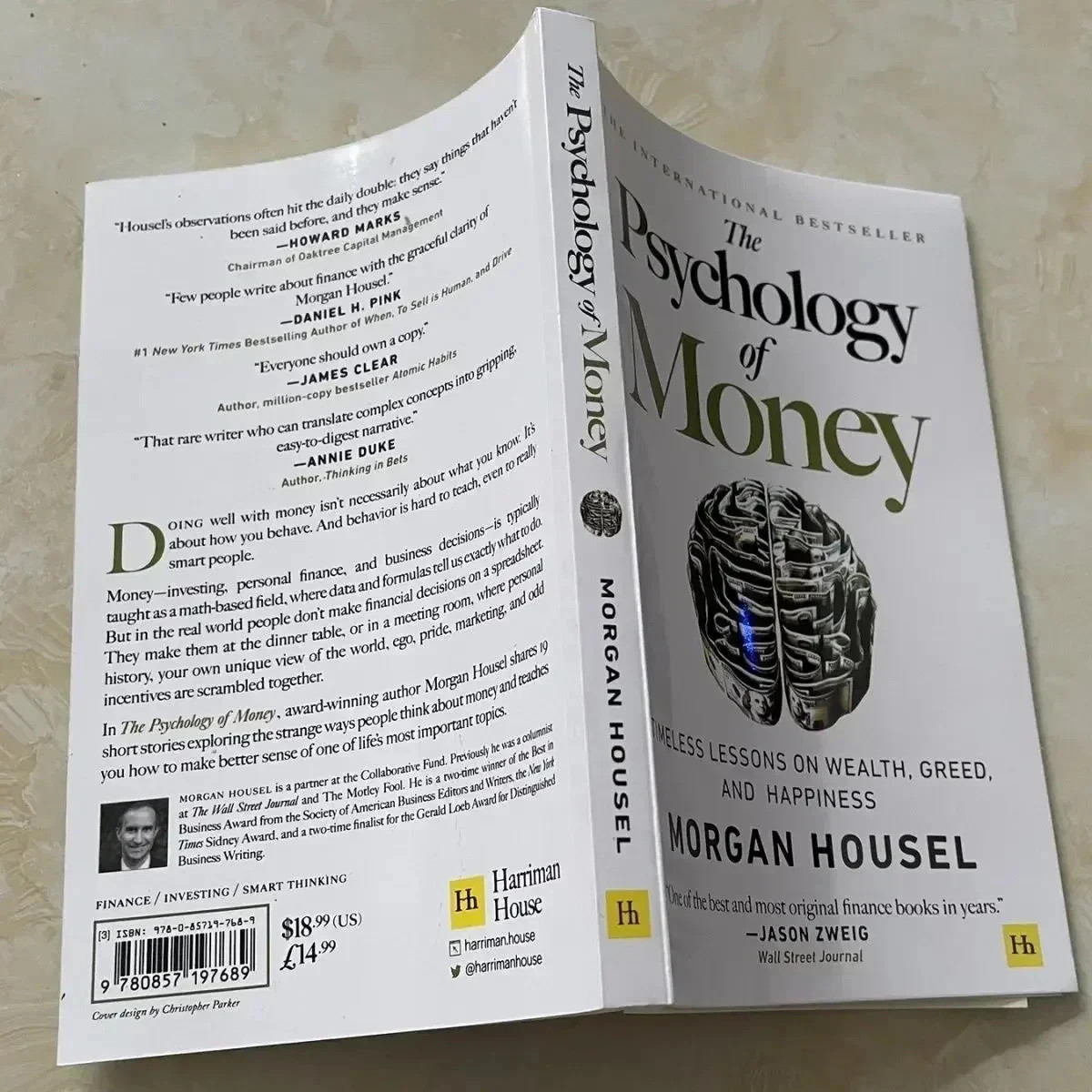 The Psychology of Money by Morgan Housel Timeless Lessons on Wealth, Paper Book