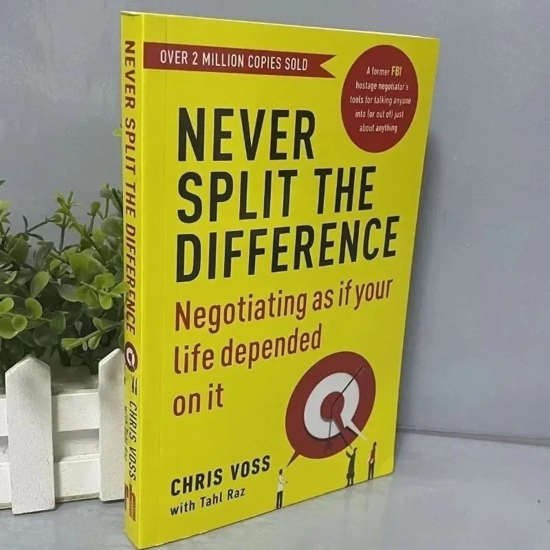 Never Split The Difference By Chris Voss Books In English for Adults Negotiation