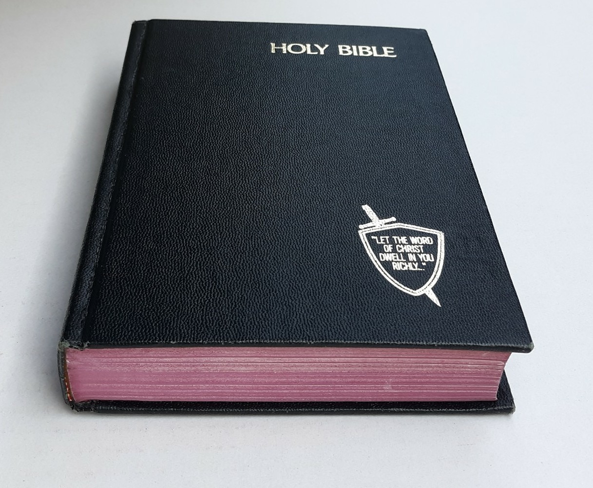 HOLY BIBLE KJV Old & New Testaments Let The Word Of Christ Dwell In You Richley