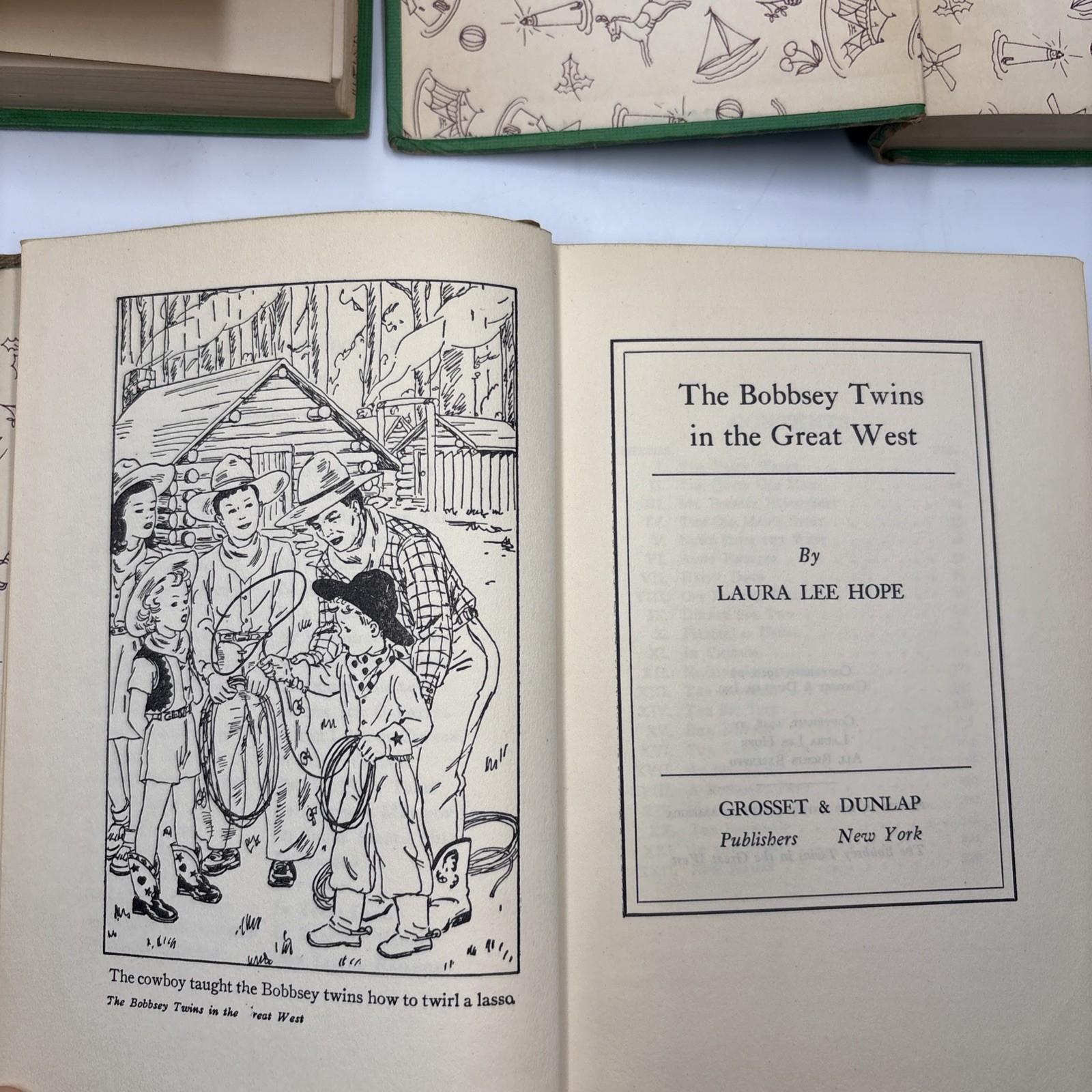 The Bobbsey Twins Vintage Hardcover Book Lot of 5 Laura Lee Hope Grosset Dunlap