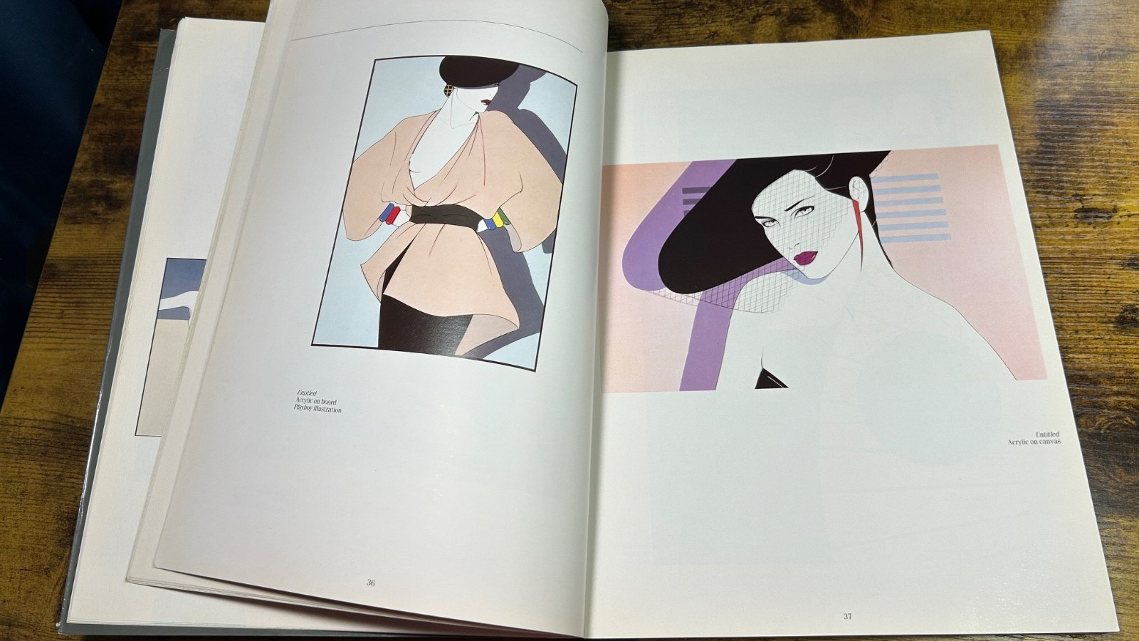 Nagel: The Art of Patrick Nagel 1980s Art Deco 1987 1st Paperback Edition
