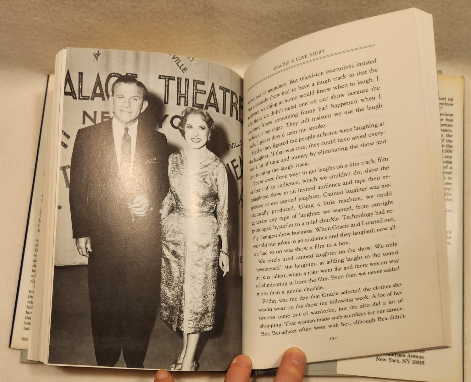 Gracie : A Love Story by George Burns (1988, Hardcover)