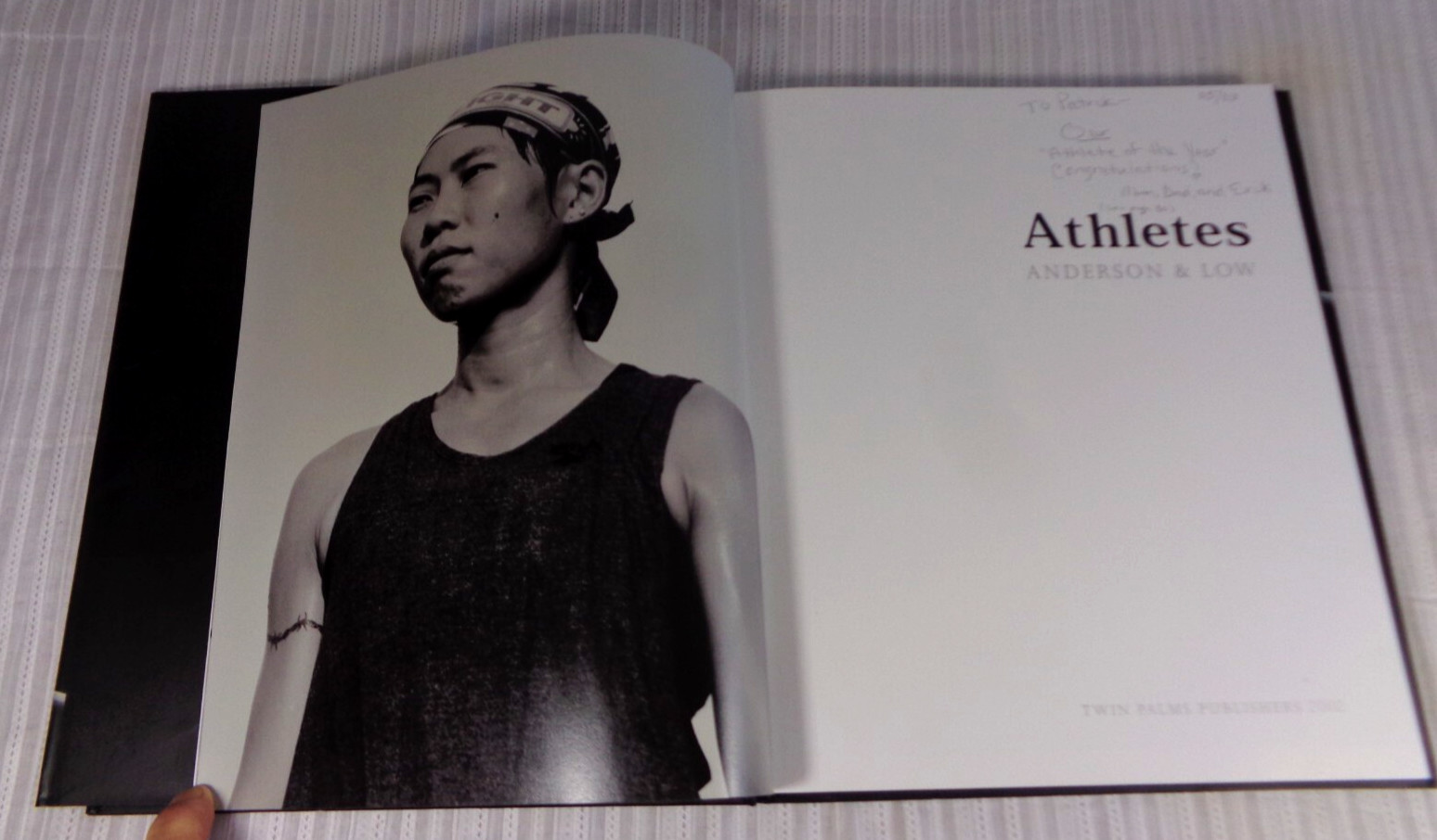 ATHLETES by Anderson & Low – Photography – Twin Palms 2002 – HC/DJ – VG