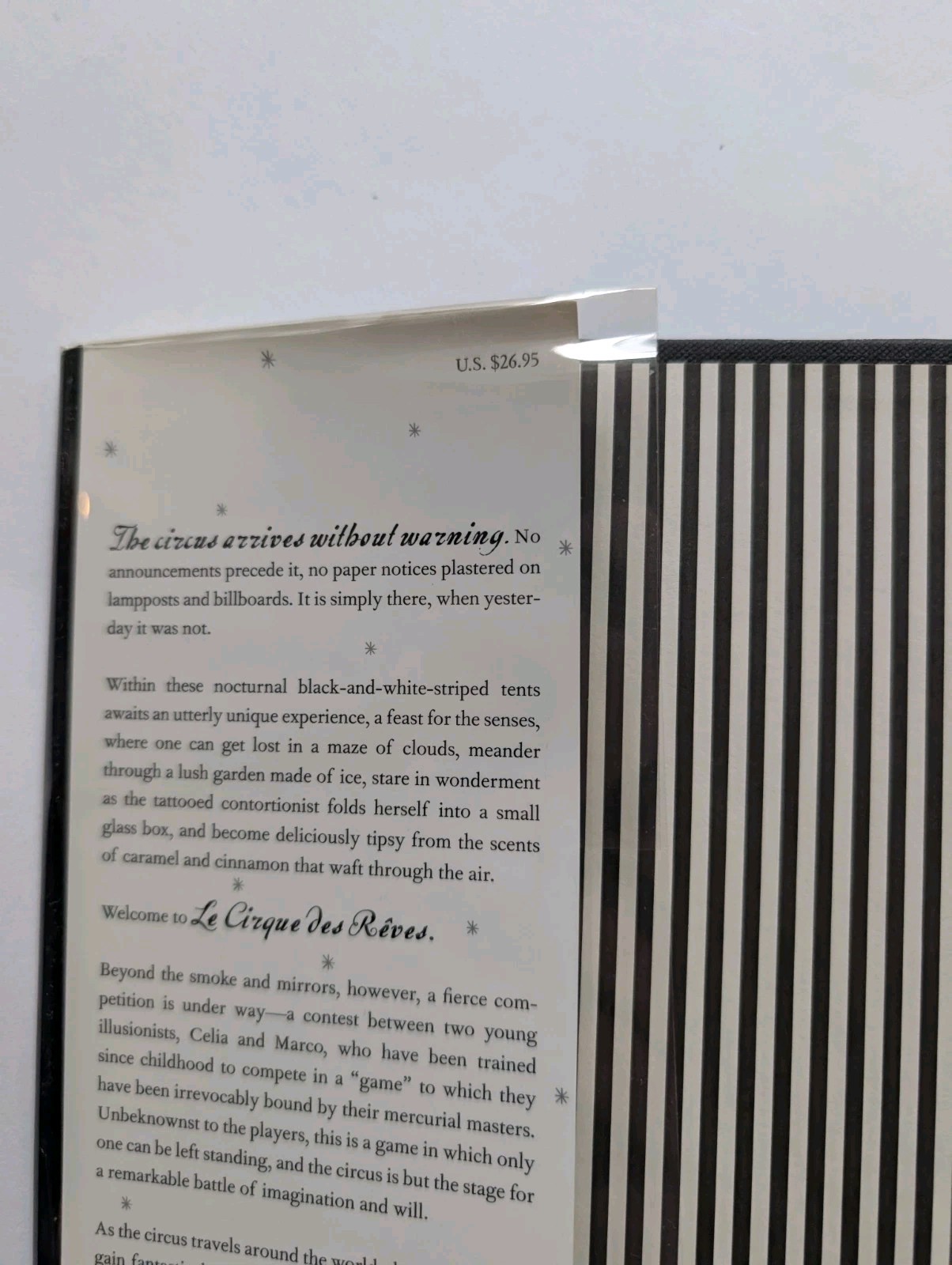 The Night Circus Erin Morgenstern 2011 True First Edition 1st Printing Hardcover