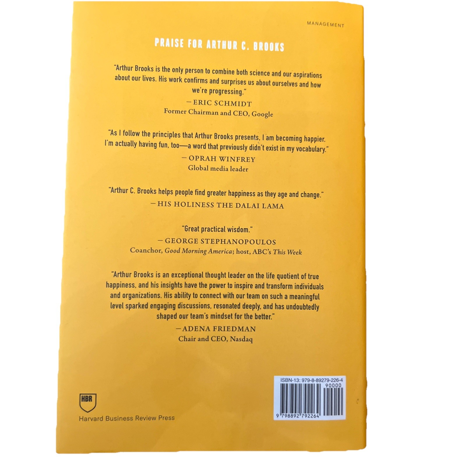 The Happiness Files: Insights on Work and Life by Arthur C. Brooks