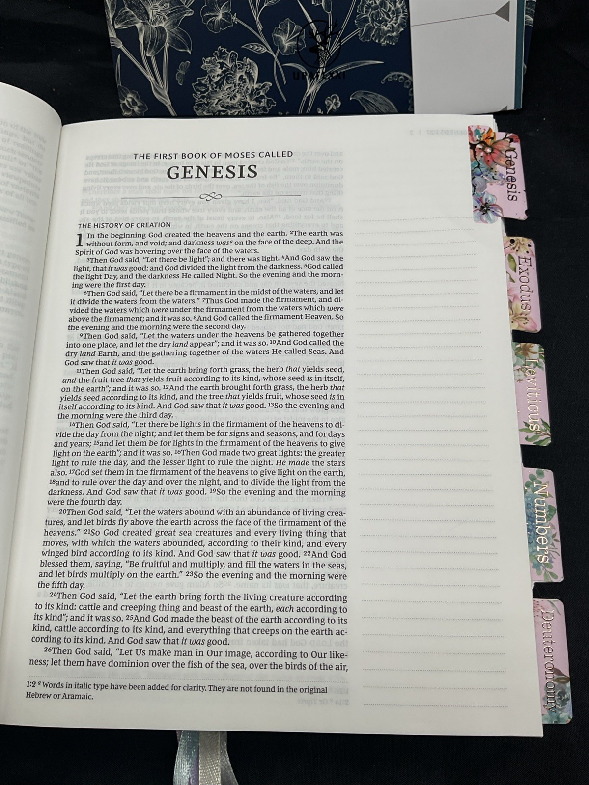 NKJV Journal the Word Bible Cloth over Board Gray USED SEE Description 2018