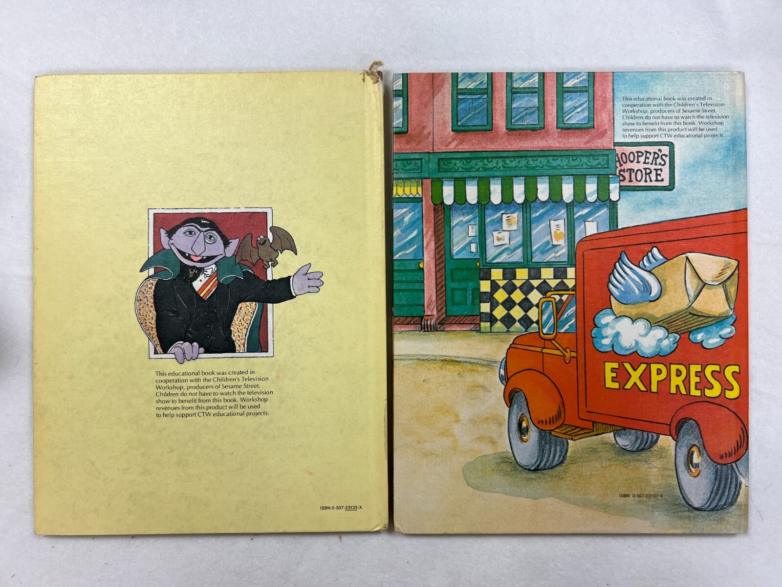 Sesame Street Book Club Books – dated 1980’s HB – lot of 14