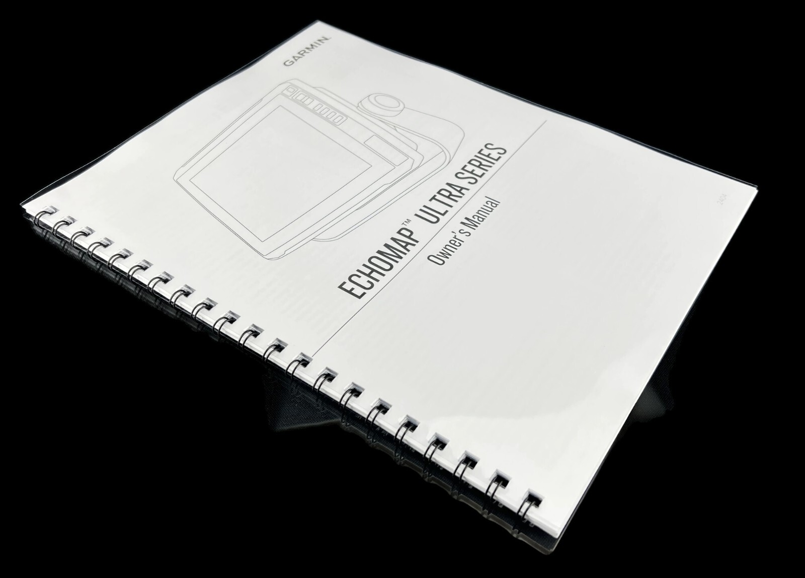 Garmin ECHOMAP Ultra Series 126sv Manual Instructions Coil Bound -54 Pages