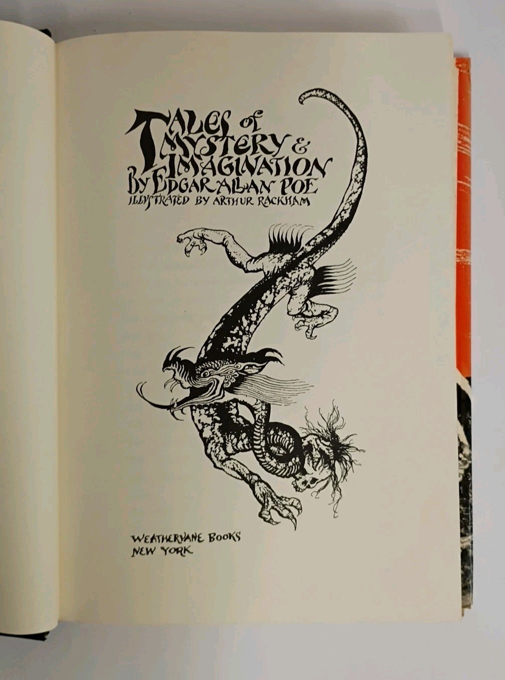 Vintage 1935 “POE’S TALES OF MYSTERY & IMAGINATION” 317-Page Hardcover