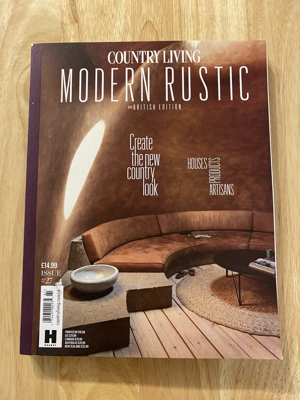 Country Living Modern Rustic UK British Edition Issue 27 Home Decor US SELLER￼