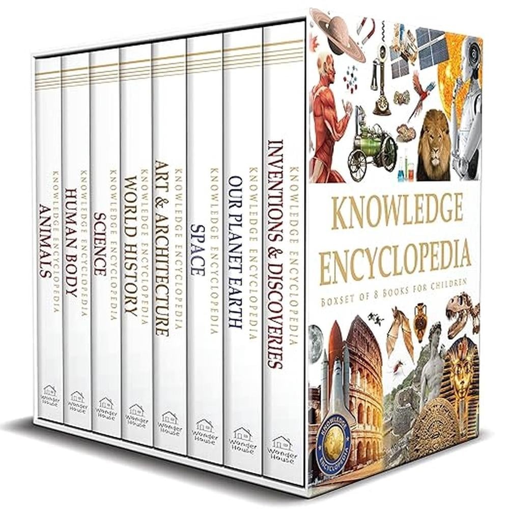 Knowledge Encyclopedia: Boxset of 8 Books by Wonder House Books Paperback Book