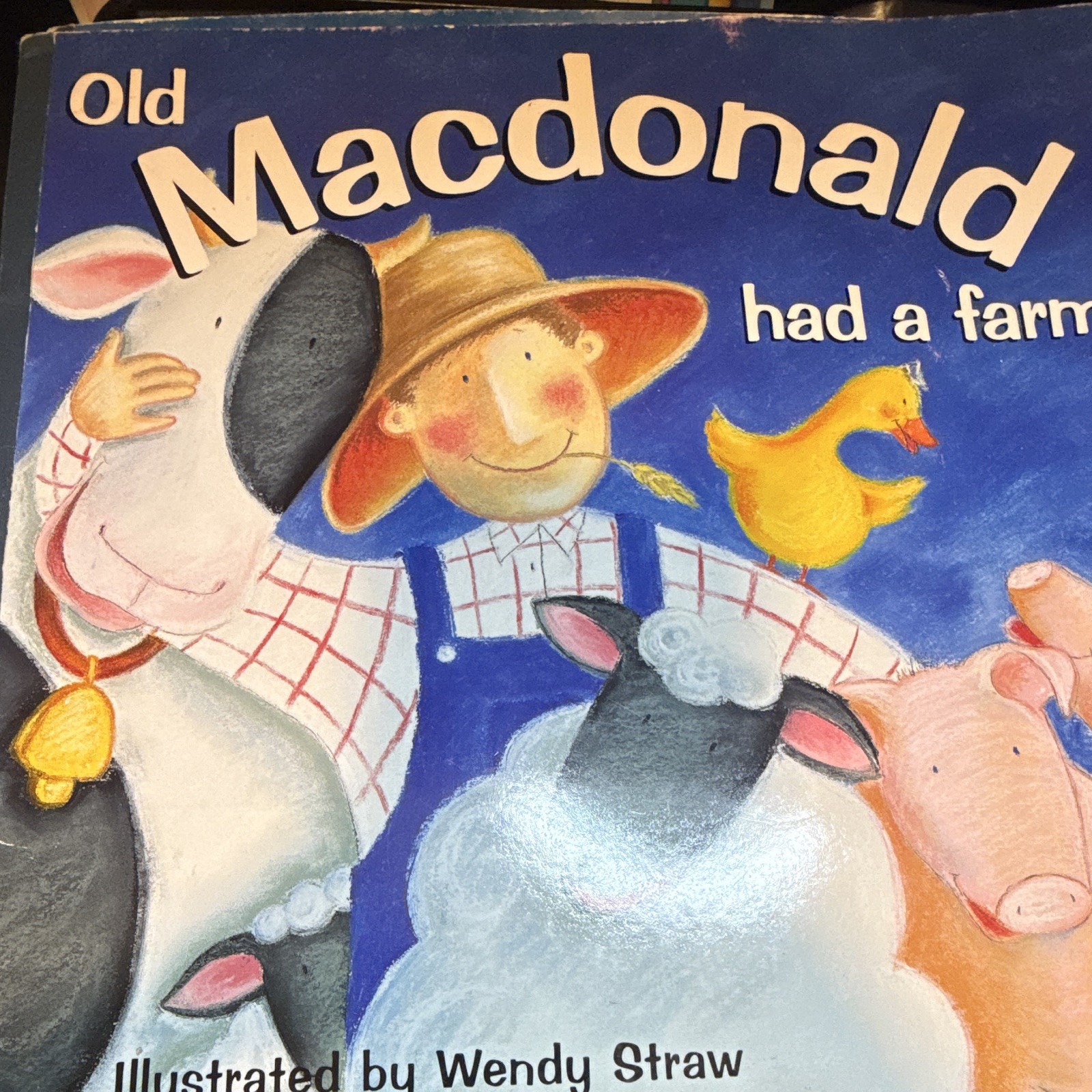 Old MacDonald Had a Farm Board Book Illus Wendy Straw Ages 2-3 4-8