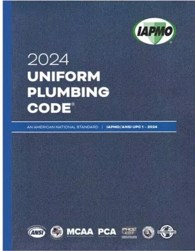 2024 Uniform Plumbing Code Soft Cover w/Tabs IAPMO/ANSI UPC 1 USA Stock BEST