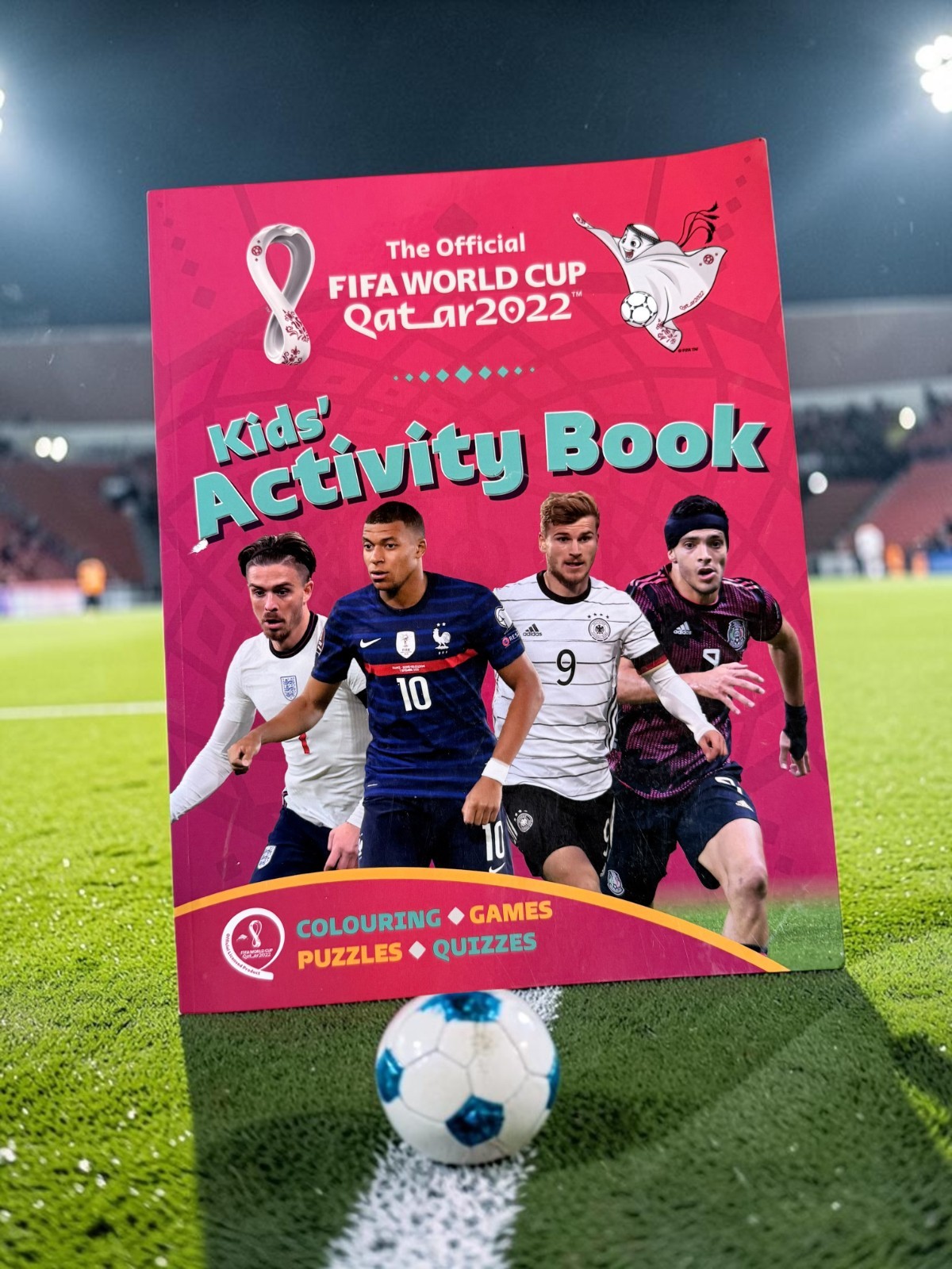 FIFA World Cup Official Activity Book 32 Pages Coloring Puzzles Prizes New