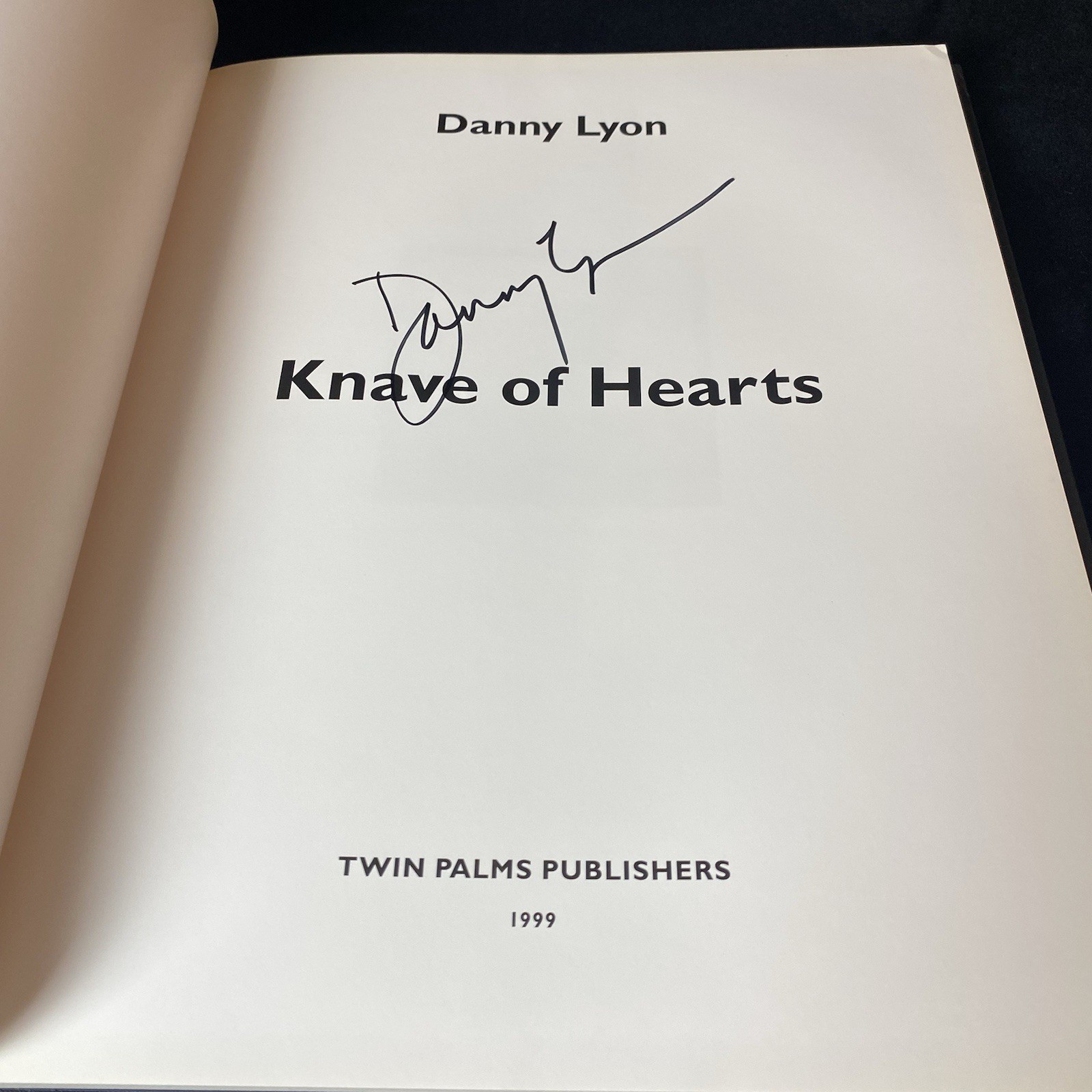 Knave of Hearts by Danny Lyon SIGNED 1/150 Twin Palms 1999 Motorcycle Bike Art