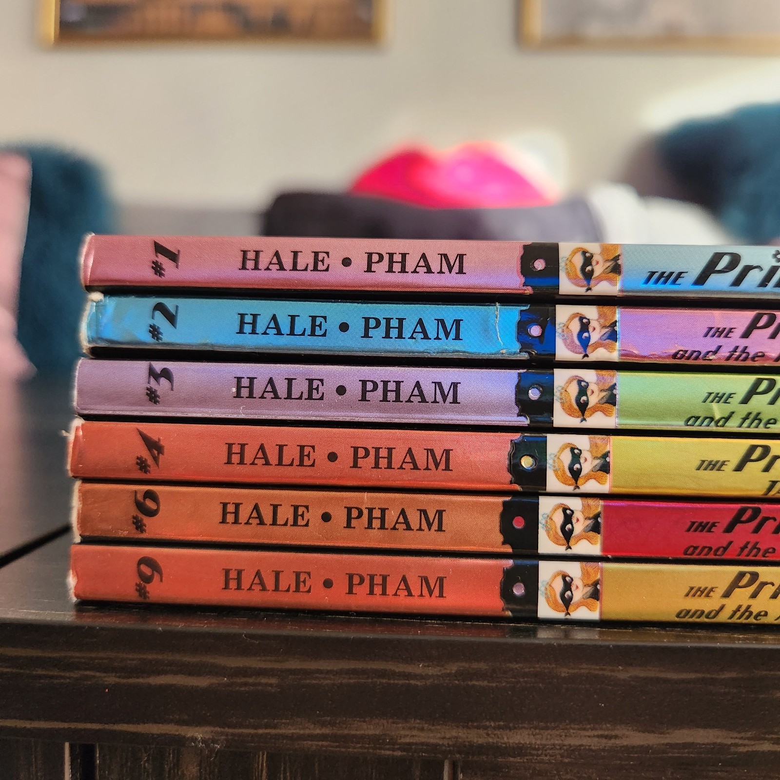The Princess in Black Shannon & Dale Hale Book Series Set # 1, 2, 3, 4, 6, 9