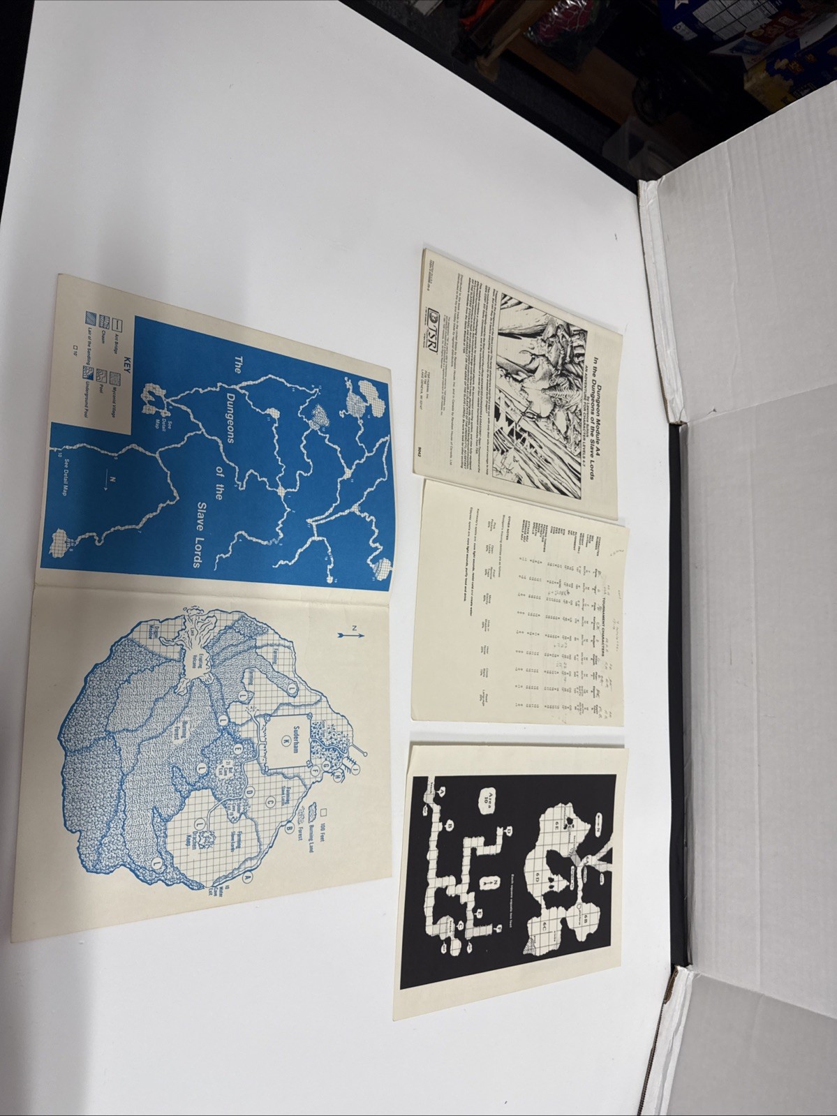 TSR D&D DUNGEON MODULE A4 IN THE DUNGEONS OF THE SLAVE LORDS 9042