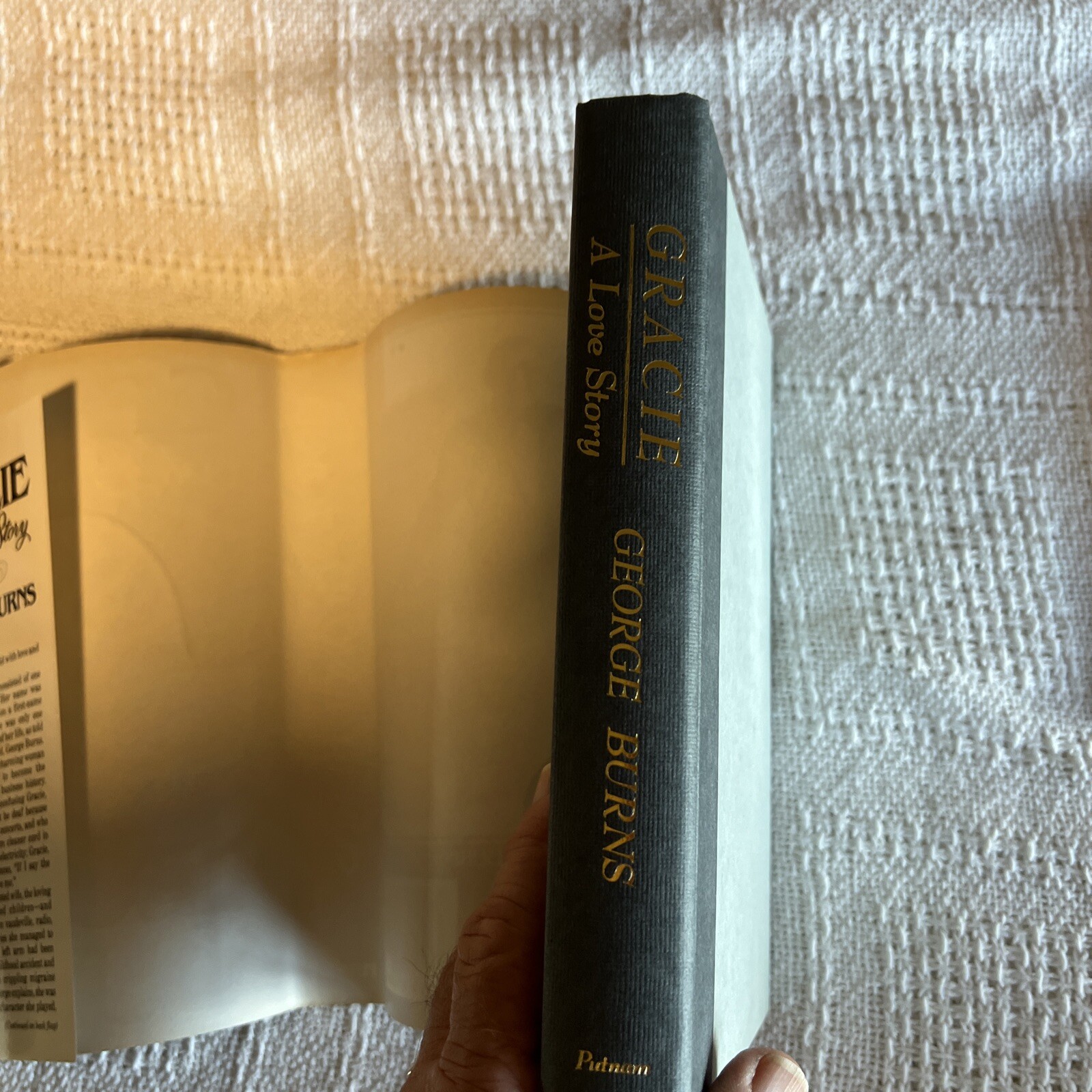 Gracie: A Love Story, George Burns, Putnam, 1988, Brand New 1st