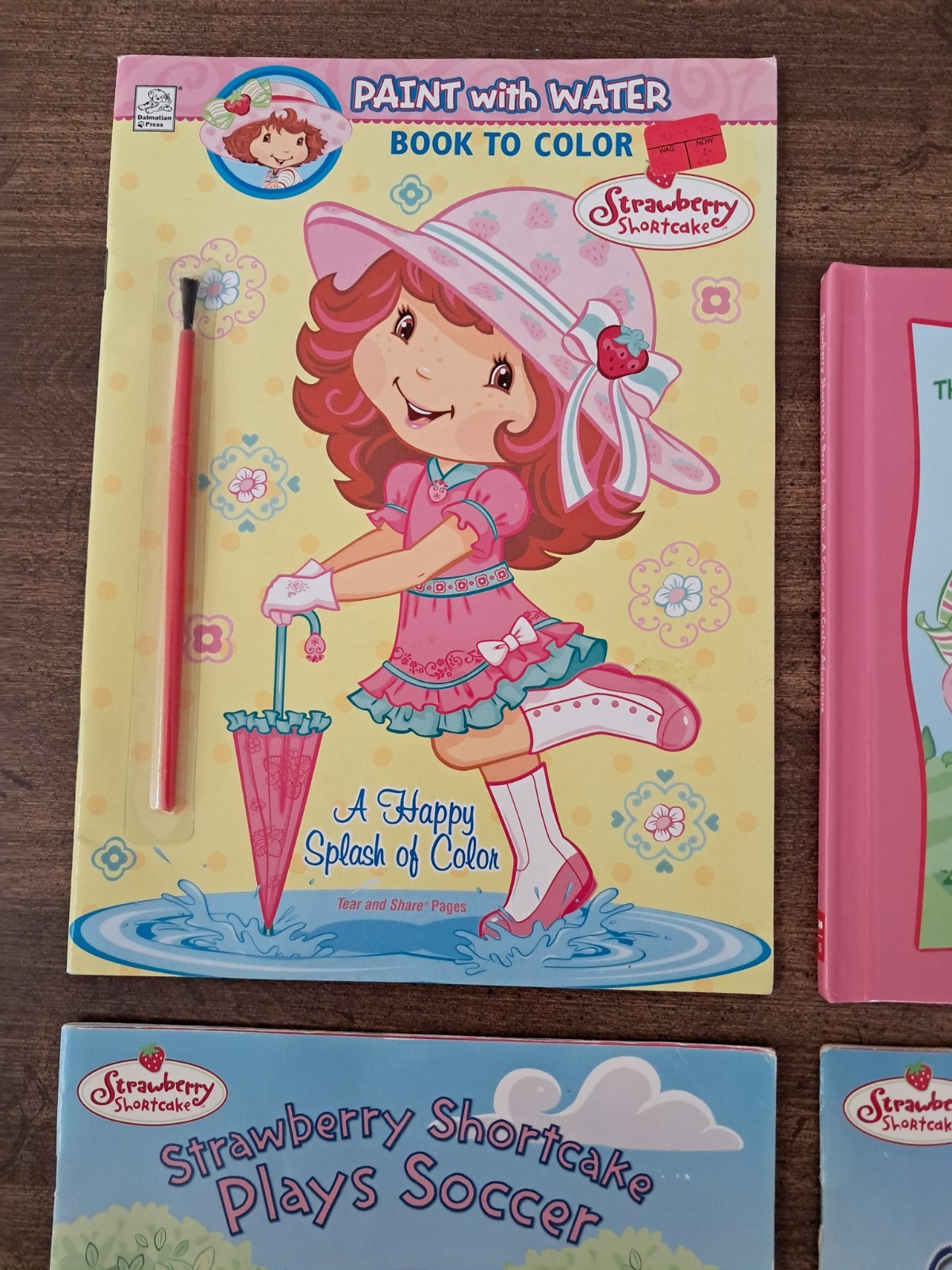 Early 2000s Strawberry Shortcake Book Lot