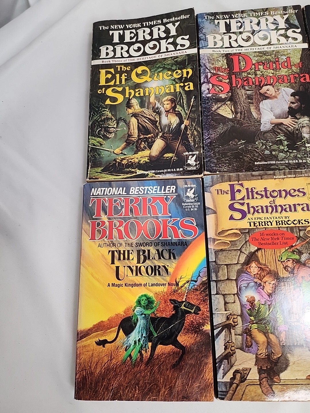8 Terry Brooks Book Lot Shannara Series in Good/Great Condition FREE SHIPPING