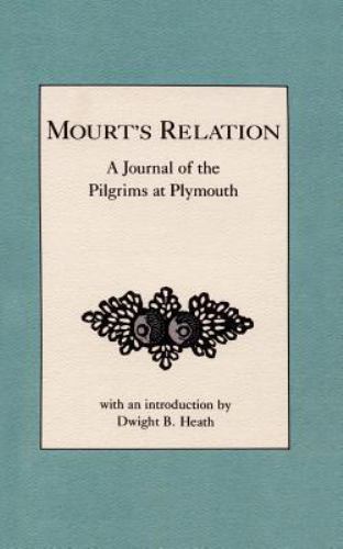 Mourt’s Relation, USA, Applewood Books, Paperback