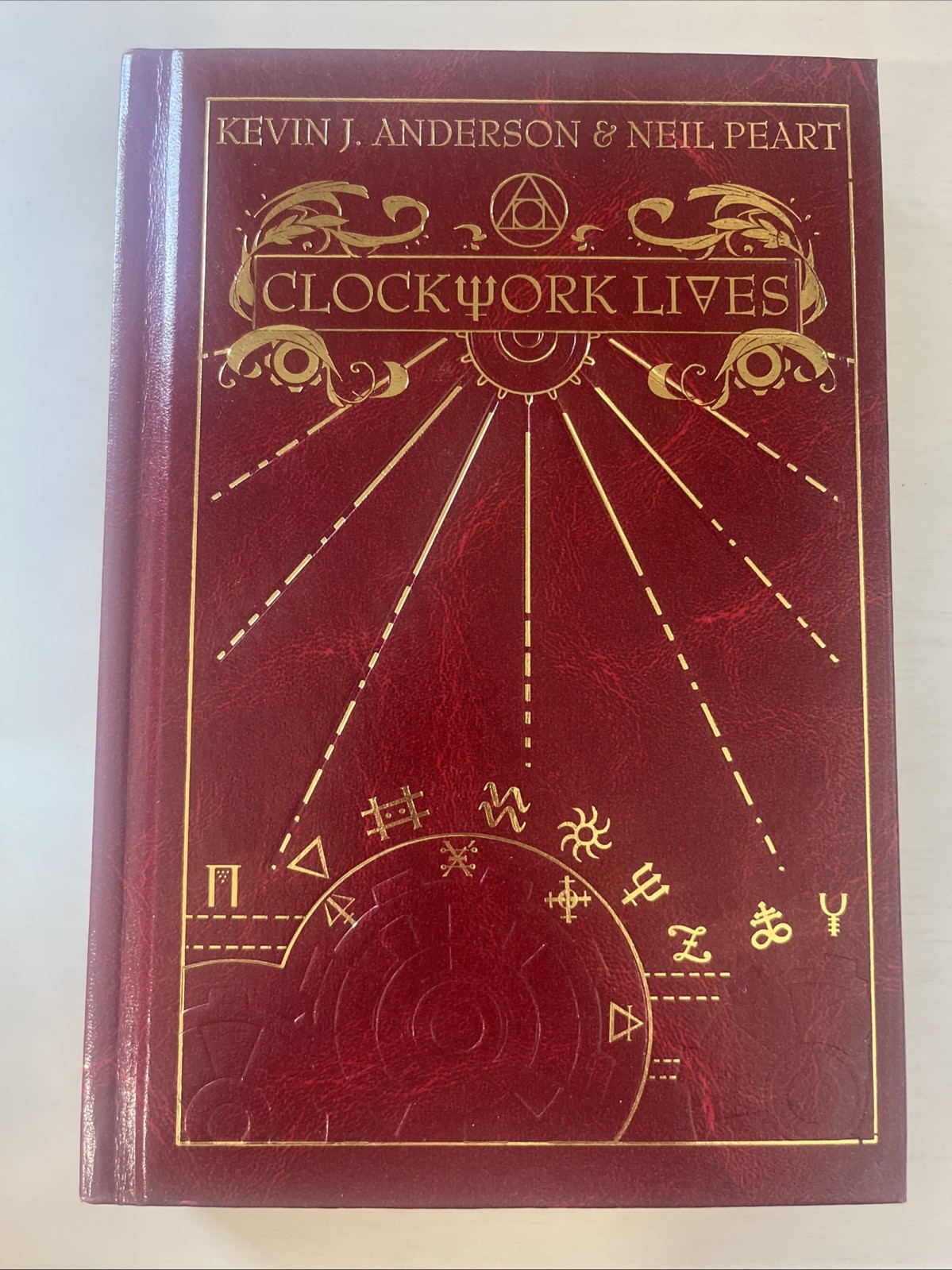 Clockwork Lives by Kevin J. Anderson and Neil Peart (2015, Hardcover) Signed