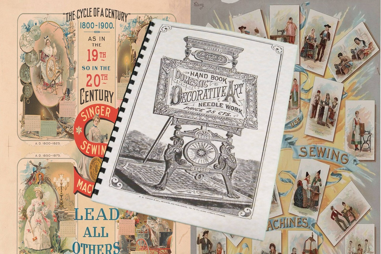 Domestic Decorative Art Needle Work 1886 (44 Pages)