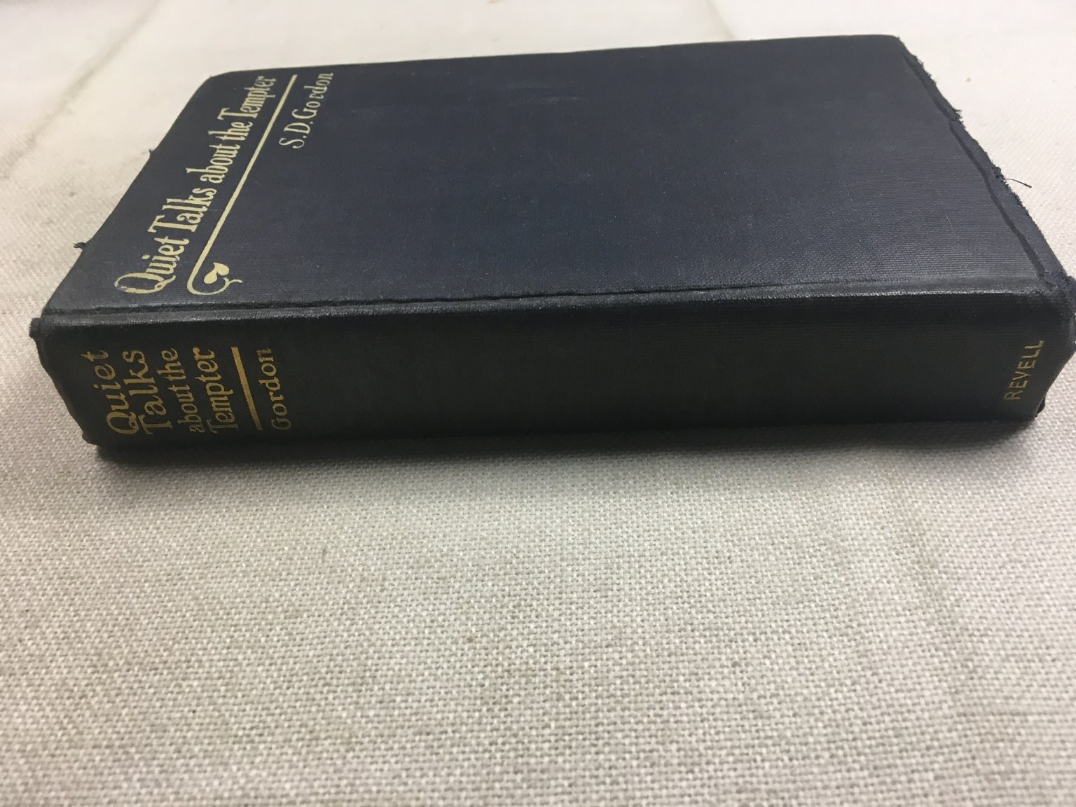 Quiet Talks about the Tempter S.D. Gordon 1910 Religious Christian Revell