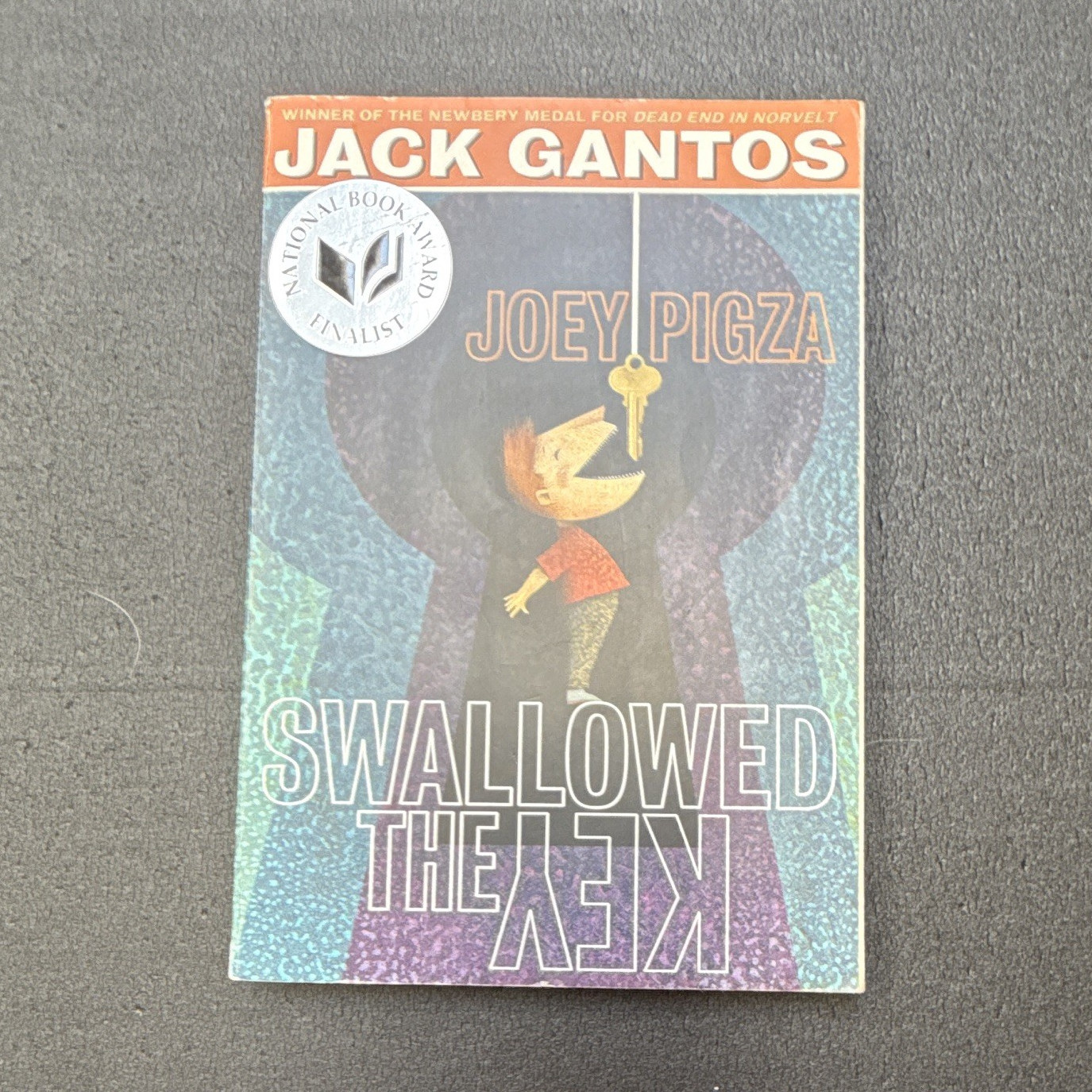Jack Gantos Swallowed the Key Joey Pigza Paperback 2000 Square Fish Ages 9-12