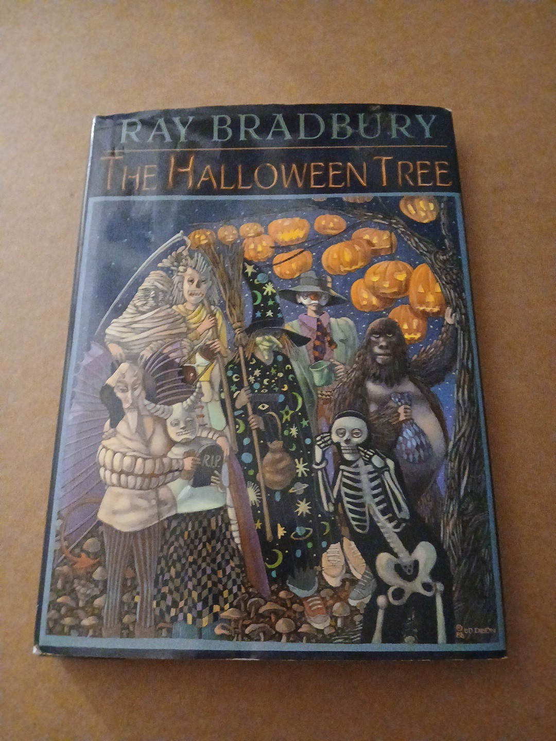 The Halloween Tree by Ray Bradbury (illustrated Hardcover)