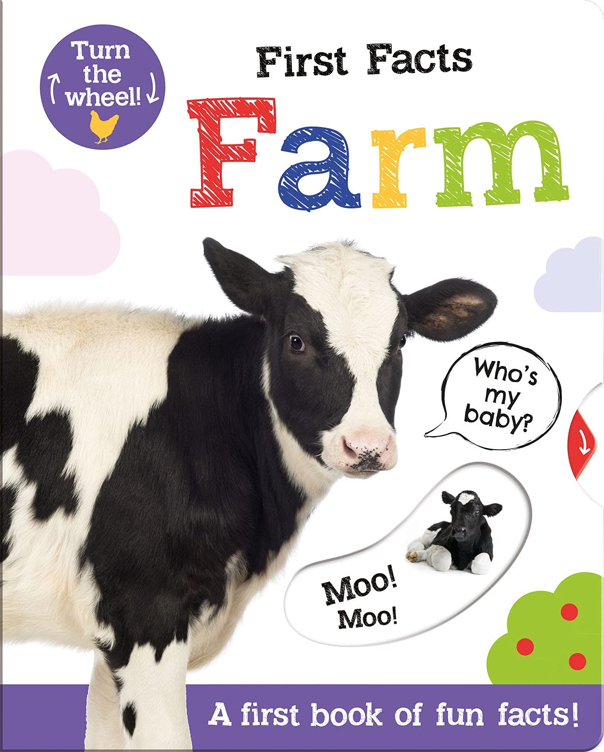 First Facts Farm (Move Turn Learn (Turn-the-Wheel Books))