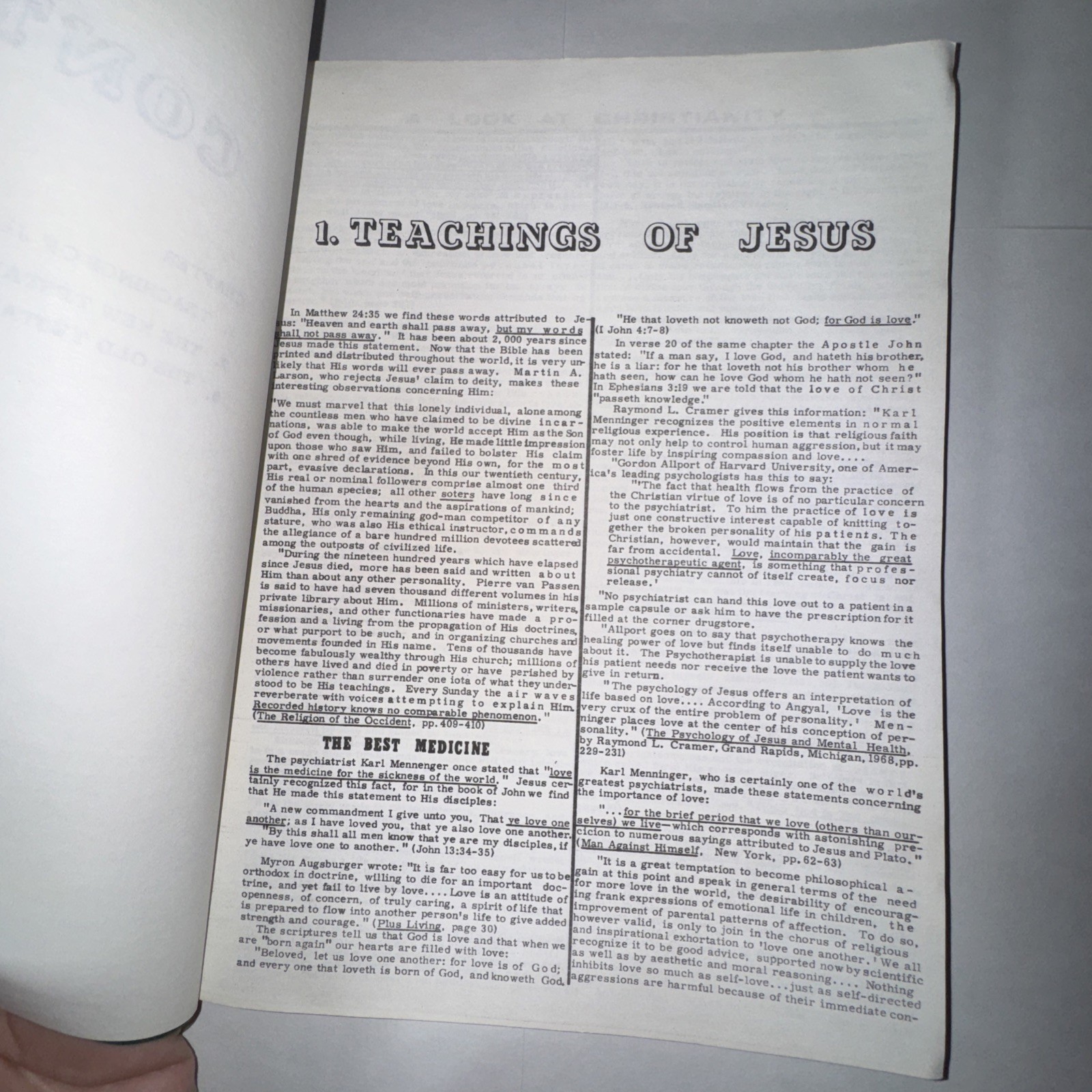 A Look At Christianity by Jerald & Sandra Tanner Enlarged Edition 1971 MORMONISM
