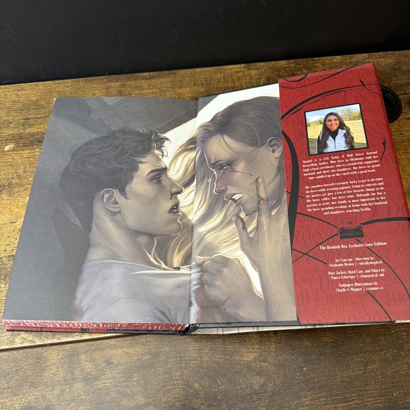 The Bookish Box THE RITUAL Shantel Tessier Sprayed Edges Special Edition