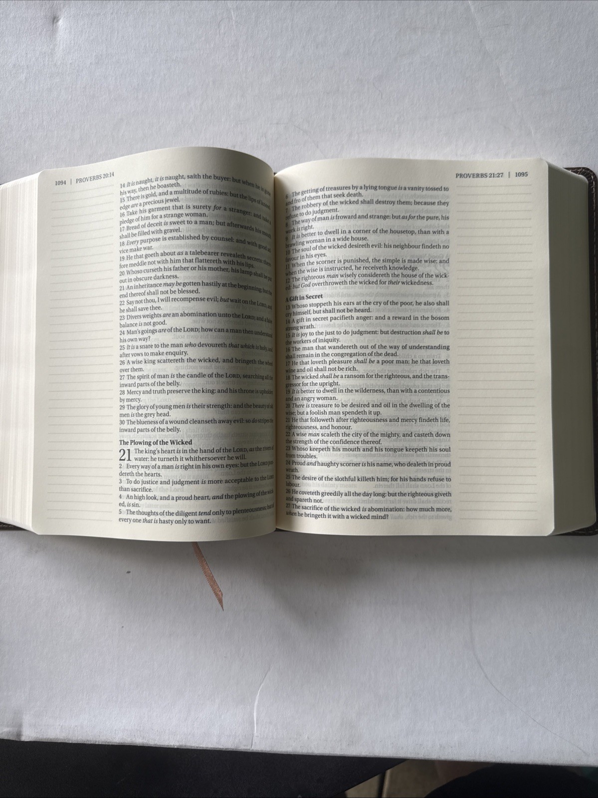 KJV Journal the Word Bible Large Print Brown Bonded Leather Reflect Journal Draw