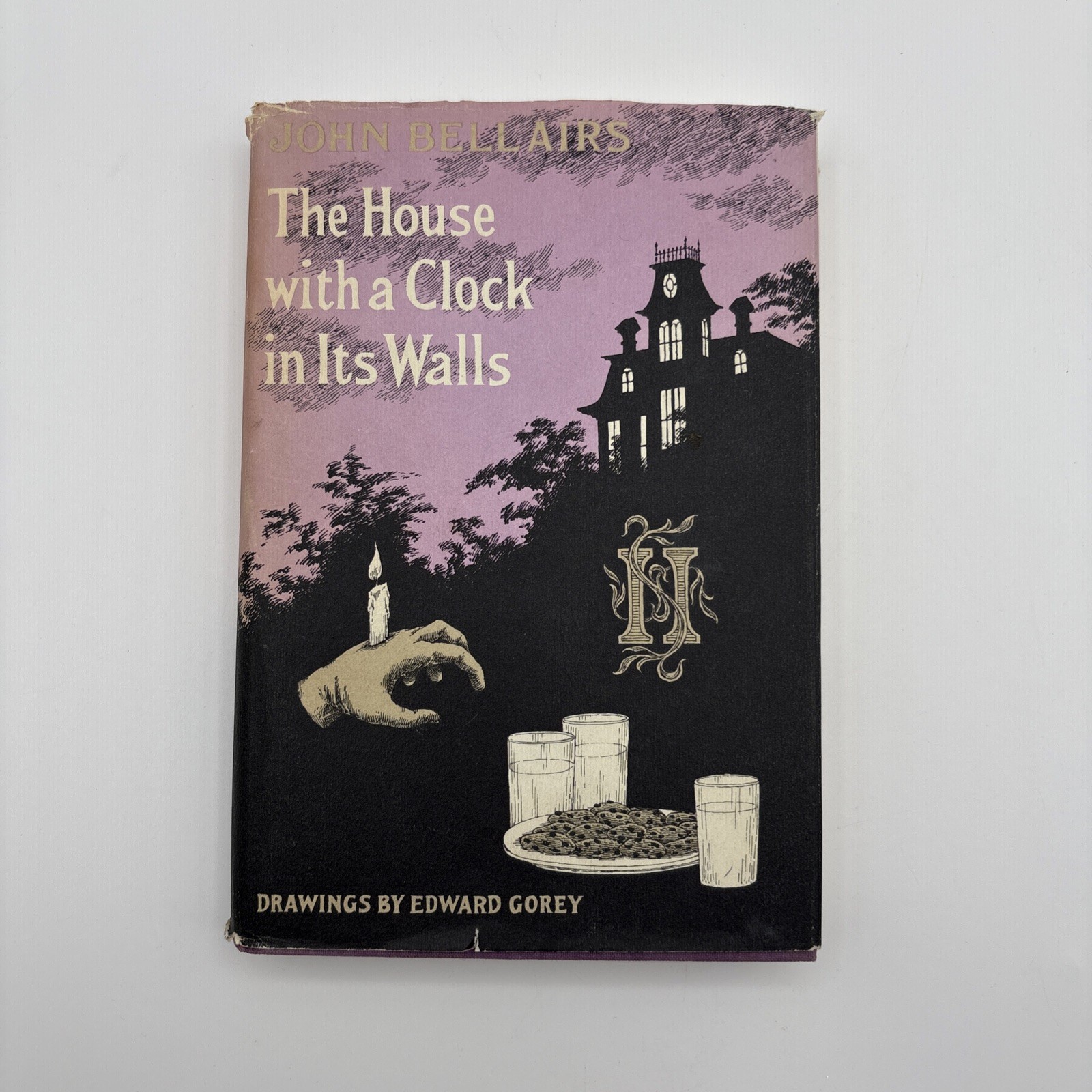 The House with a Clock in Its Walls Full Size HC DJ Bellairs Gorey 1st Ed 4th Pr