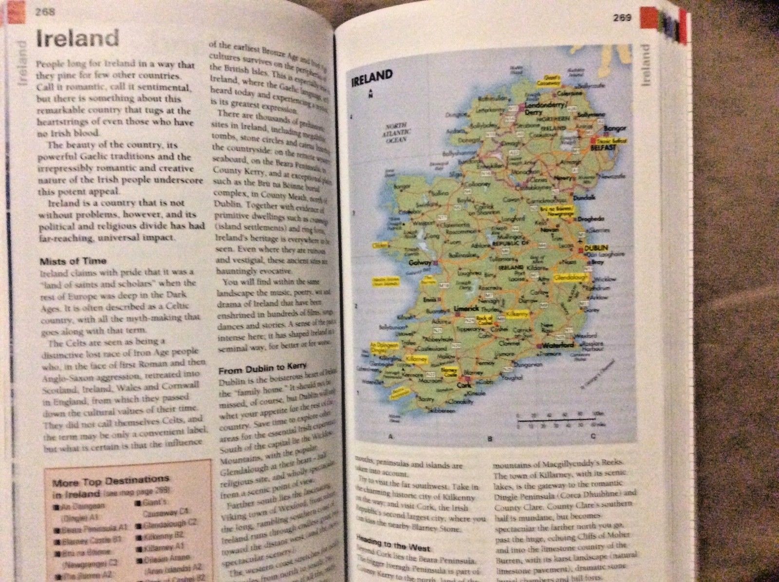 EUROPE TRAVEL BOOK 576 PAGES 19 EDITION