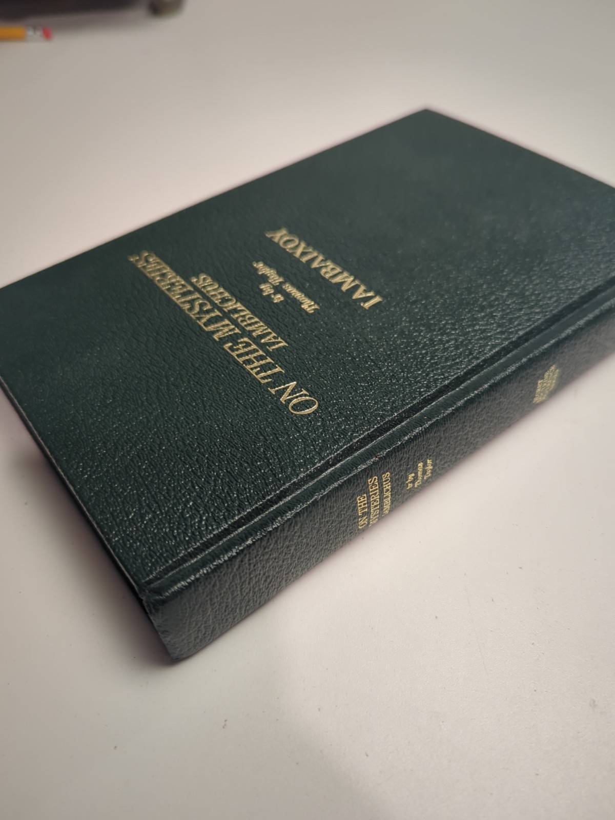 On the Mysteries Iamblichus 1984 First Edition, Hard cover