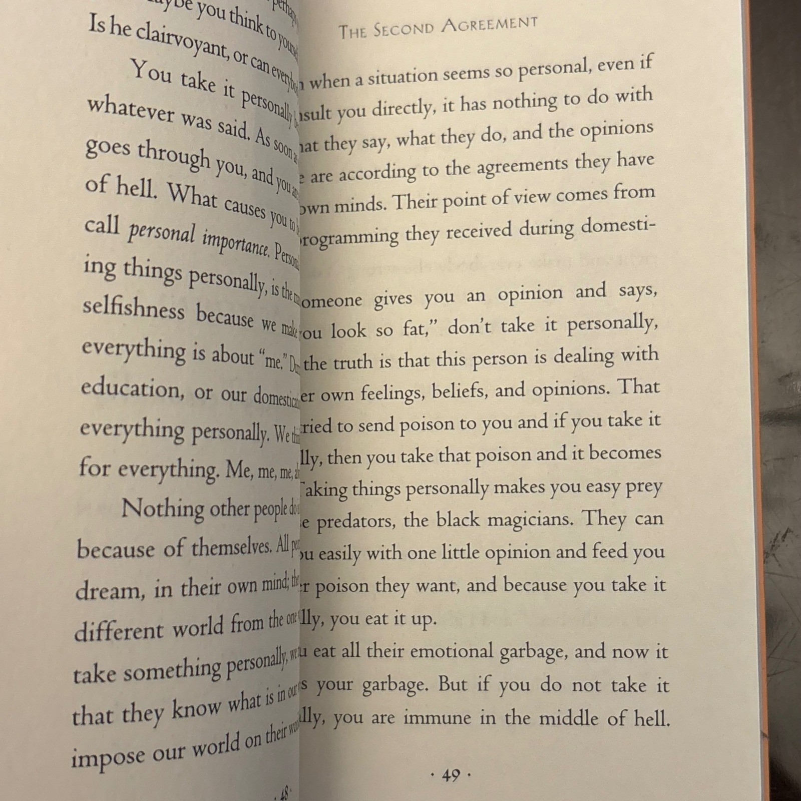 The Four Agreements Book Don Miguel Ruiz Toltec Wisdom Freedom Spirituality