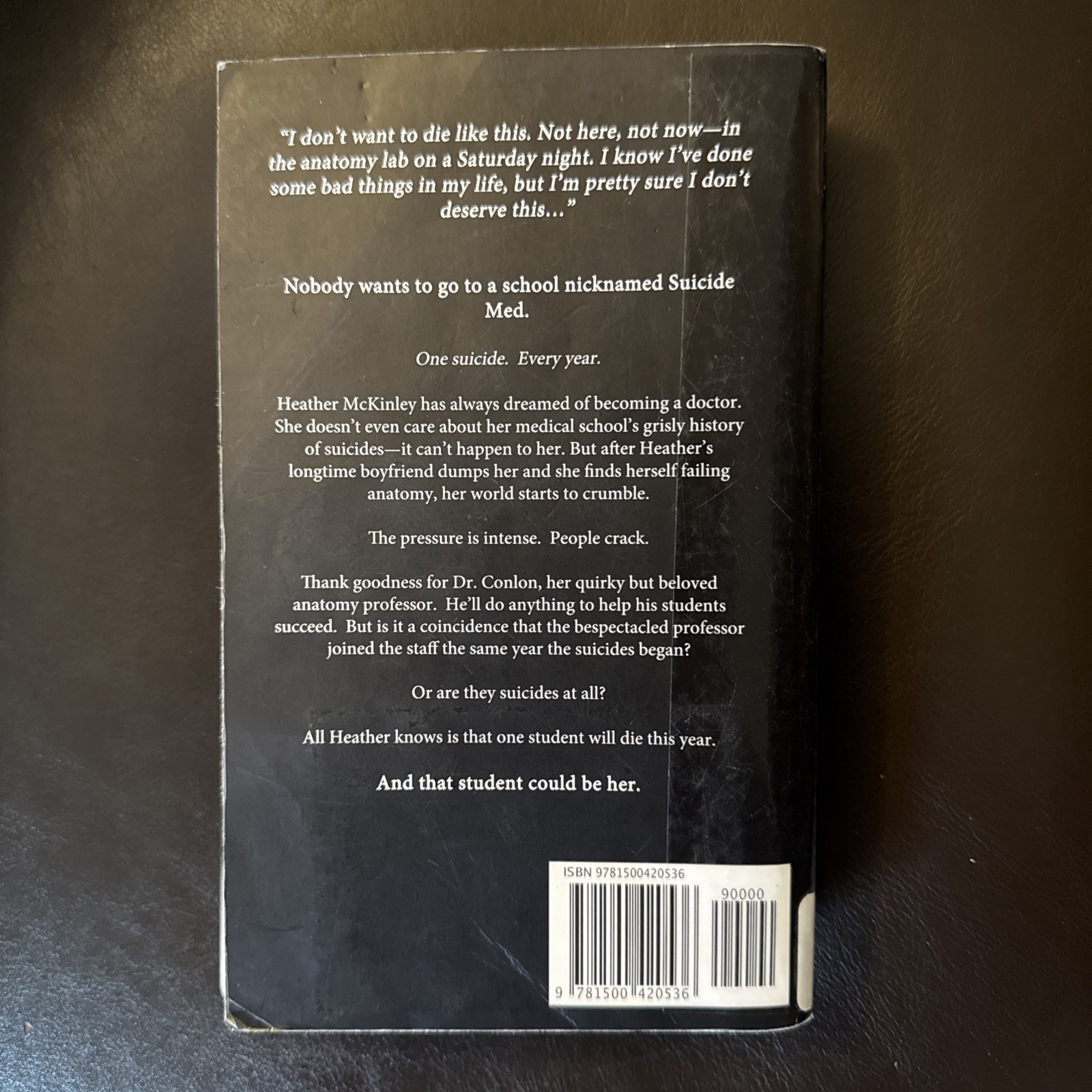 OUT OF PRINT RARE Suicide Med by Freida McFadden LIBRARY COPY