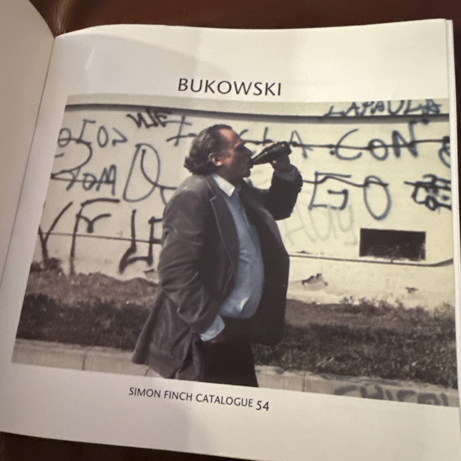 Bukowski Paperback Book 2002 Simon Finch Catalogue 54 Mike Montfort
